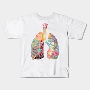 Lungs Art Kids T-Shirt